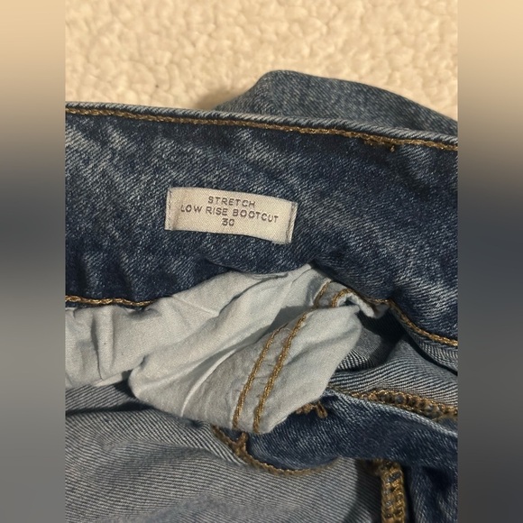 Pacsun Women’s Denim Blue Jean with Pockets size 30 Stretch Low Rise Bootcut - Picture 11 of 13